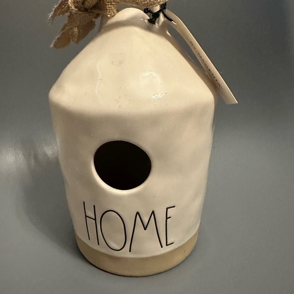 Rae Dunn HOME round birdhouse - Picture 2 of 4